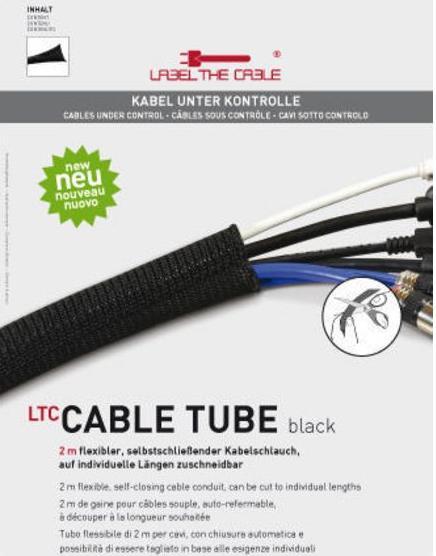 Actual product image Label-the-cable Cable organiser white 1 piece (LTC 5120) (Cable conduit, 200 cm)