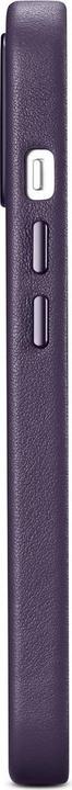 Produktbild iCarer icer Case Lederhülle für iPhone 14 Plus Dunkellila (MagSafe-kompatibel) (Apple iPhone 14 Plus)