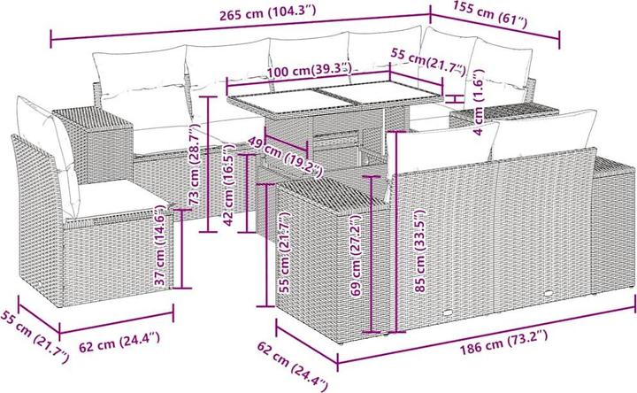 Produktbild vidaXL Camden
