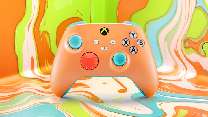 Produktbild Microsoft Xbox Wireless Controller - Sunkissed Vibes OPI (Special Edition) (Xbox Series X, Xbox Series S, Xbox One X, Xbox One S, PC)