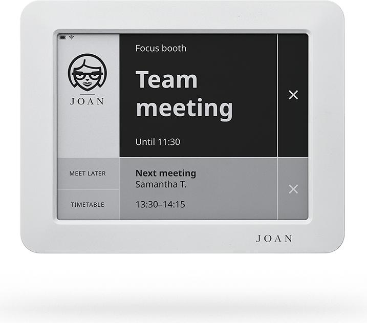 Actual product image JOAN Room Booking Touch Display (1024 x 758 pixels, 6")