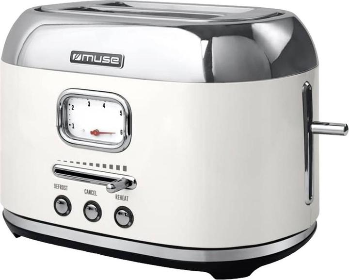 Productafbeelding Muse MS120 SC Roestvrijstalen broodrooster beige