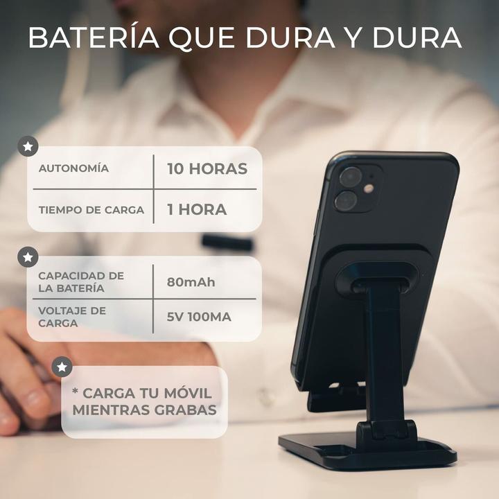 Immagine prodotto KSIX Microfono Wireless Per Smartphone Lightning Nero