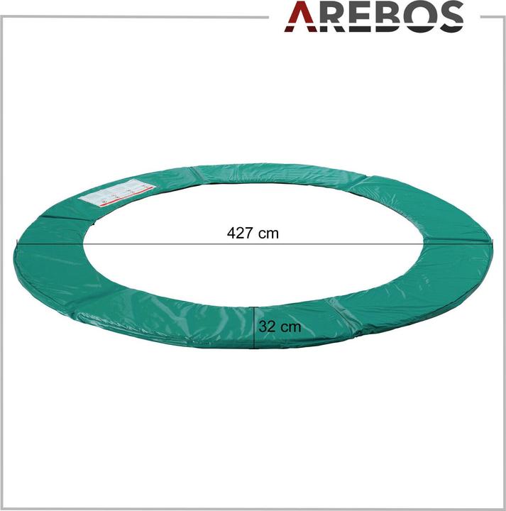 Actual product image Arebos Trampoline edge cover