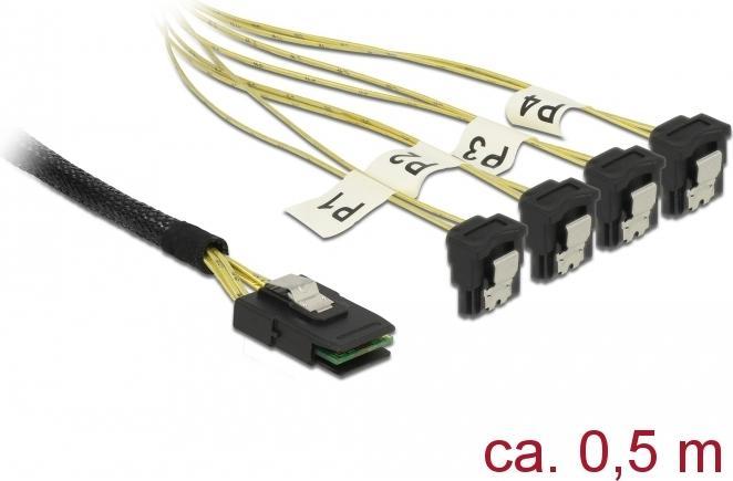 Image du produit Delock Câble SATA / SAS (50 cm, SAS 2.0)