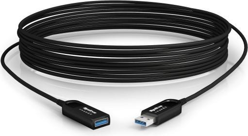 Actual product image WyreStorm CAB-UAOC-15-C, USB 3.2 gen 2 10Gbps Active Optical Extension Cable 15m (15 m, USB 3.2 Gen 2)
