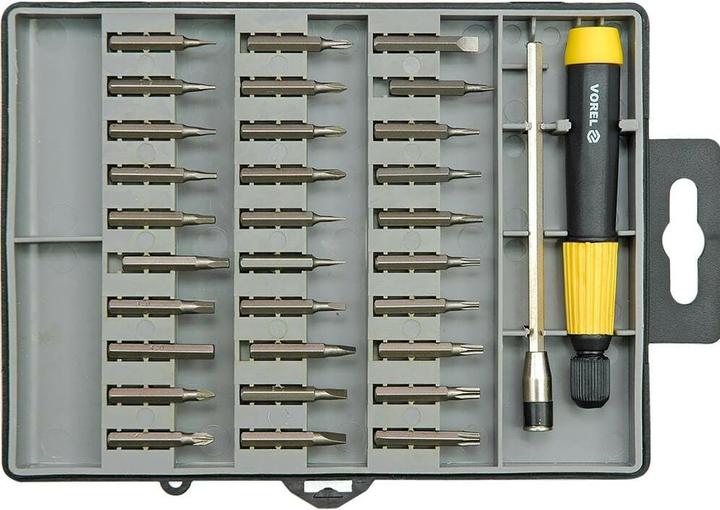 Actual product image Toya Watch screwdriver + bits 32 pieces