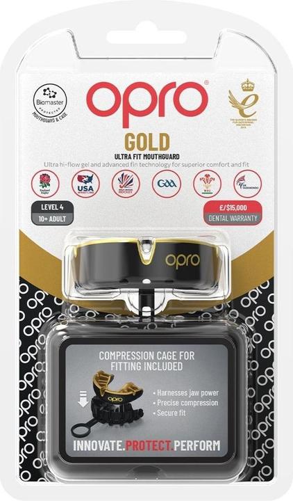 Image du produit Opro Self-Fit Gold - Blanc/Or - NEW (Taille unique)