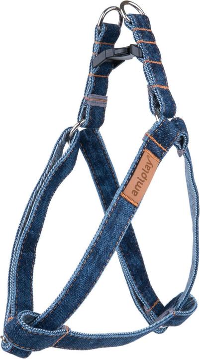 Produktbild amiplay HARNES ADJU DENIMXL 50/95X2.5CM NAVYBLU