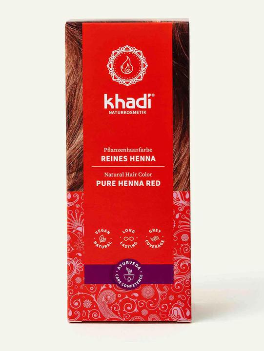 Actual product image Khadi Pure Henna (Red)