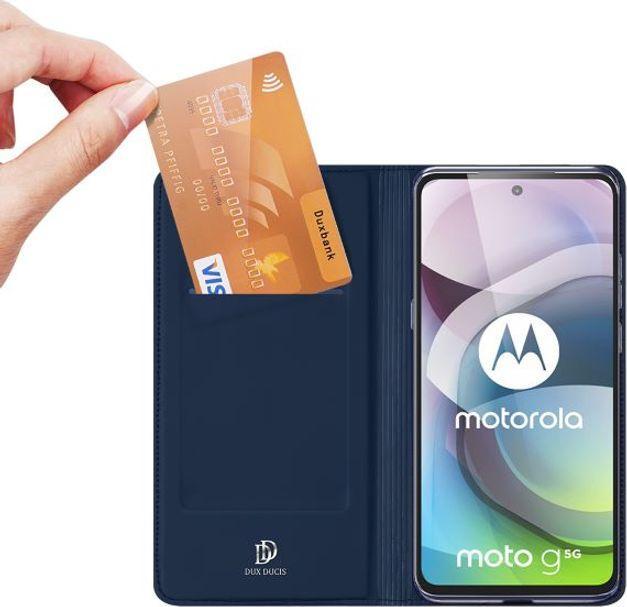 Actual product image Dux Ducis Skin Pro Series Bookcover (Motorola Moto G 5G)