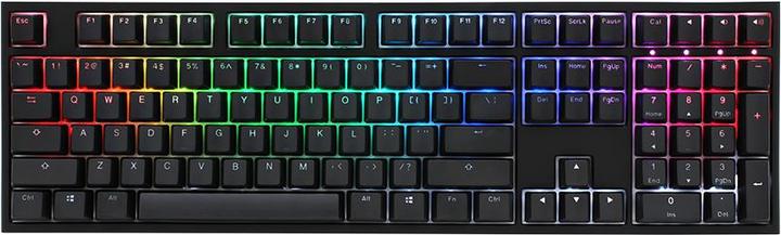 Actual product image Ducky ONE 2 Backlit PBT Gaming Keyboard, MX-Speed-Silver, RGB LED - black (US) (US, Cable)