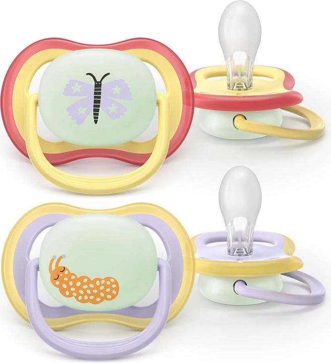 Image du produit Philips Avent Pacifier SCF376/25 ultra air nuit (2 x, jusqu'à 6 M.)