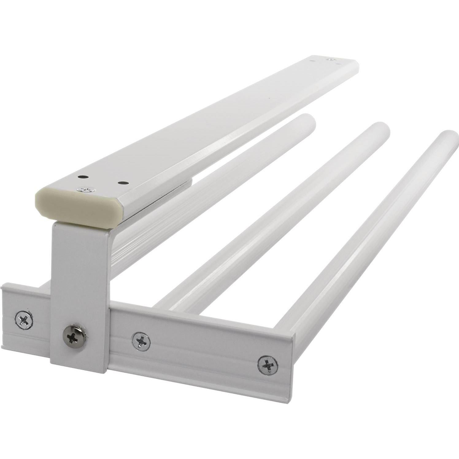 Grimme, Möbelausstattung, Geschirrtuch-Auszug Pluto 3-armig 444 mm Alu weiss (1 Stk.)