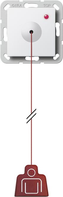 Produktbild Gira Zugtaster Plus System 55 Reinweiss
