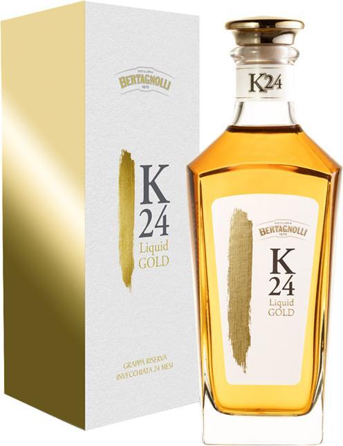 Actual product image Bertagnolli K24 Liquid Gold Grappa Riserva