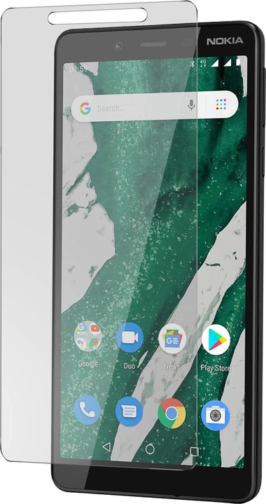 Produktbild Avizar Kristallklare Folie, Glas-Displayschutz (1 Stück, Nokia 1 Plus)