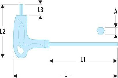 Actual product image Facom Allen key