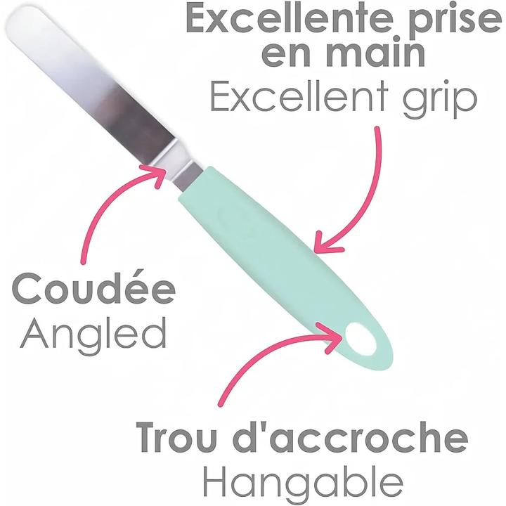 Actual product image ScrapCooking Mini-Spatel aus Edelstahl -21cm
