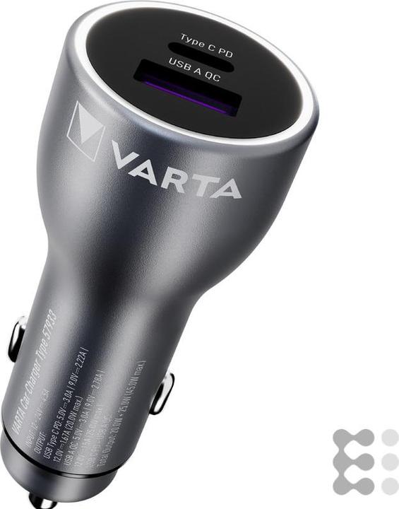 Actual product image Varta Car Charger