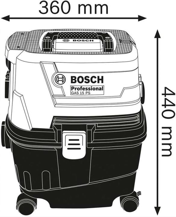 Produktbild Bosch Professional GAS 15 (Nass-Trockensauger)