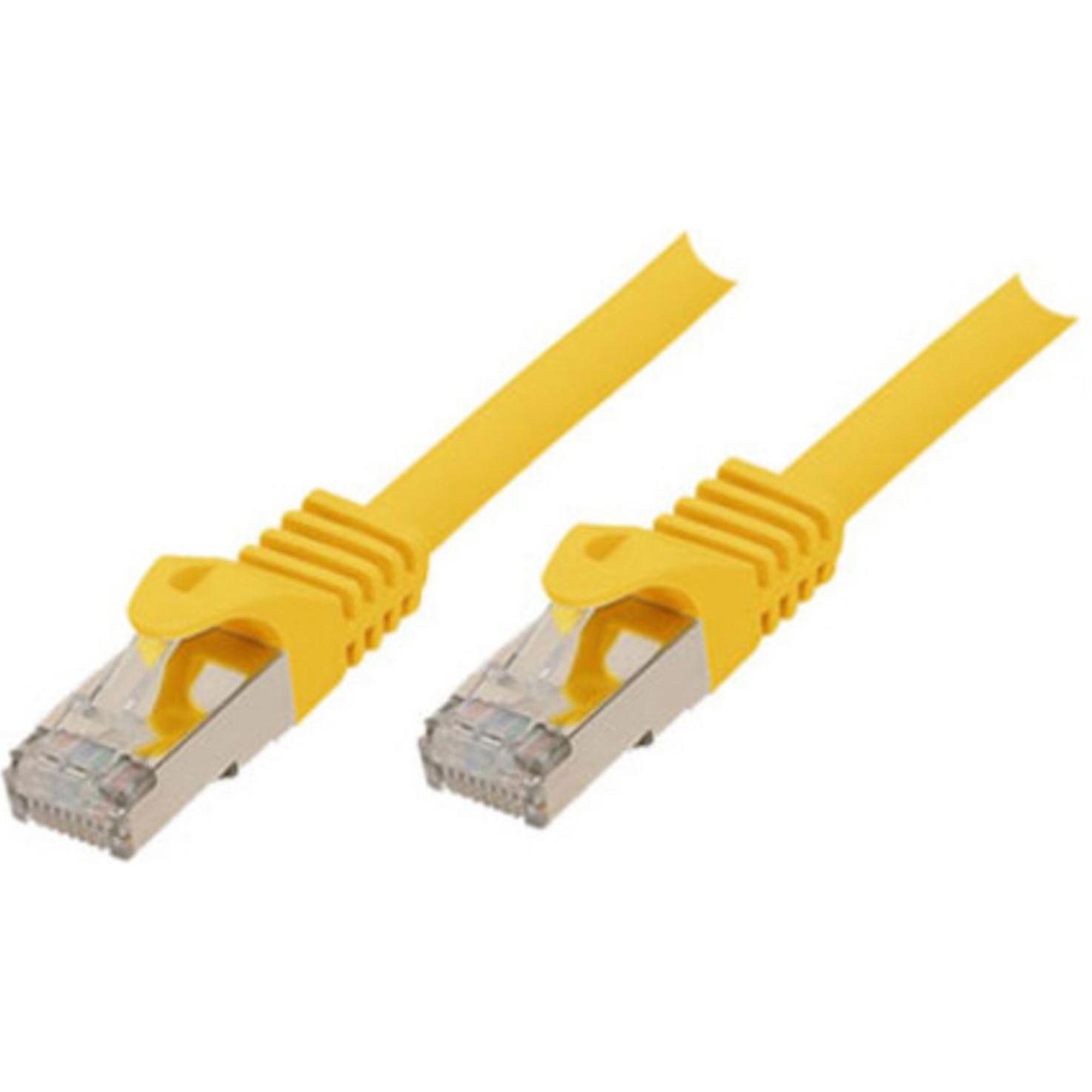 Shiverpeaks RJ45 Patchkabel S/FTP PIMFCat.7 Rohkabel gelb 1,5m (S/FTP, CAT7, 1.50 m), Netzwerkkabel