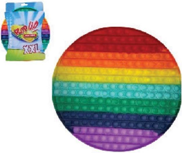NoName Plop it - Fidget Game - Rainbow round XXL 30 cm