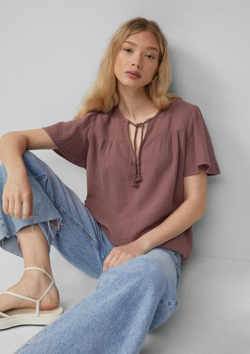 Immagine prodotto s.Oliver Bluse Musselin-Bluse mit Bindeband (36)