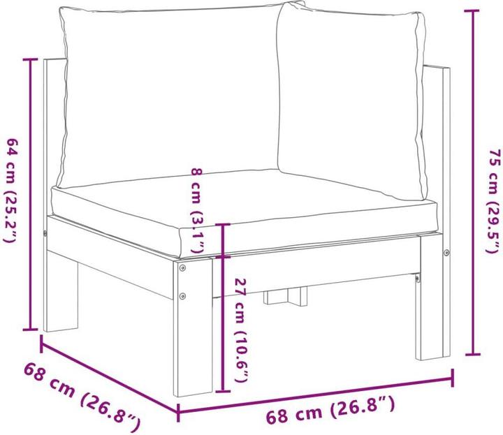 Actual product image vidaXL Leland