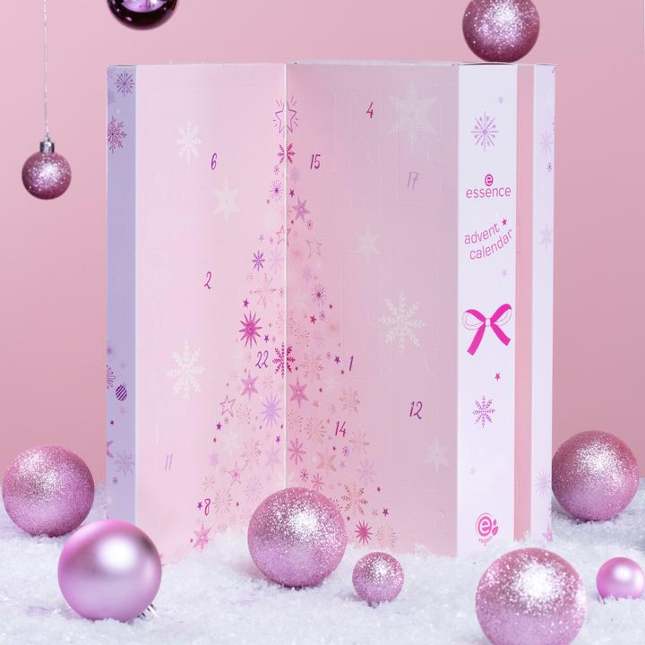 Actual product image essence Happy Holidays advent calendar 24-piece gift set