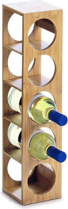 Actual product image Zeller Present Wine rack (53 x 13.5 x 13 cm, 5 bottles)