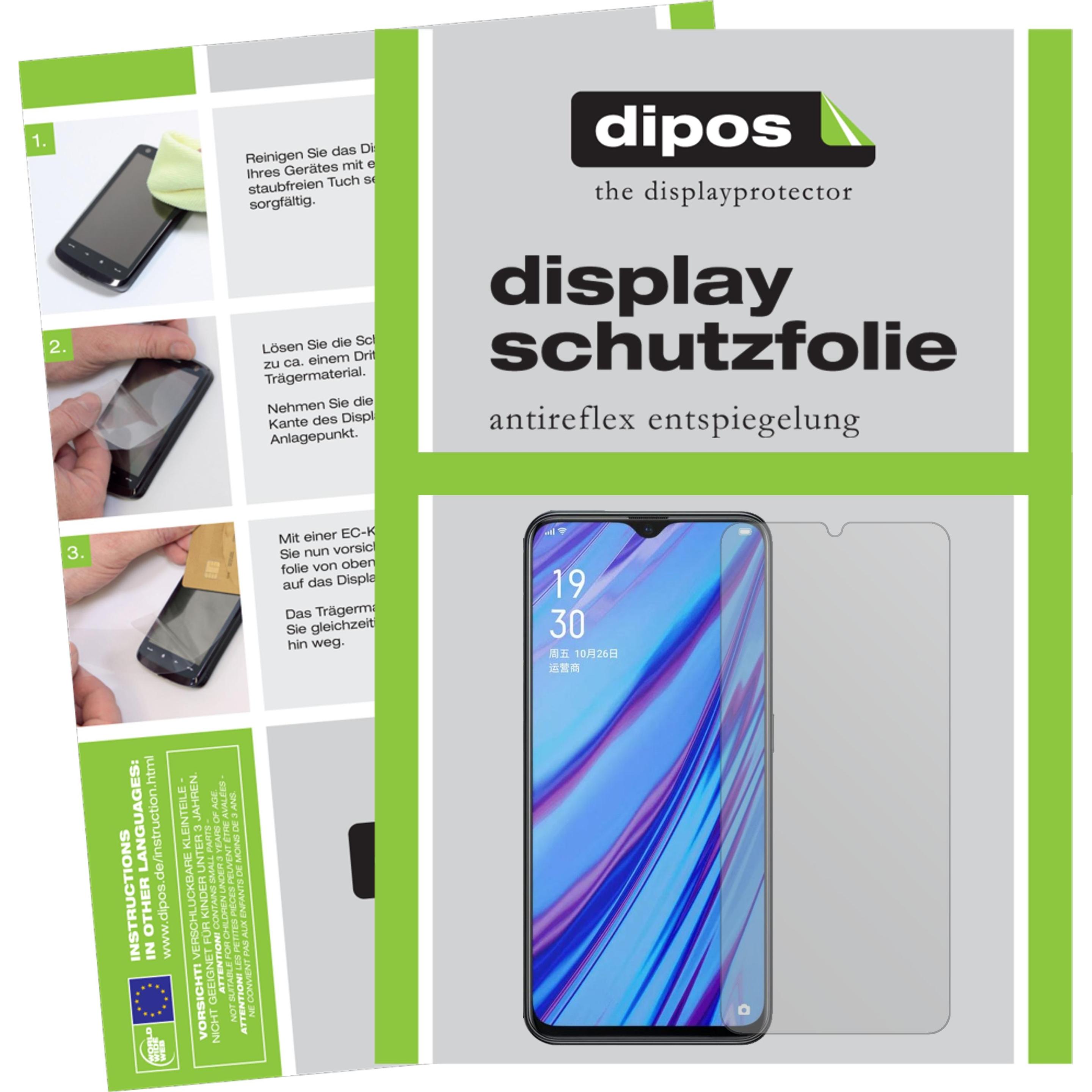 Thumbnail - Dipos Displayschutzfolie Antireflex (2 Stück, Oppo A9X), Smartphone Schutzfolie, Transparent