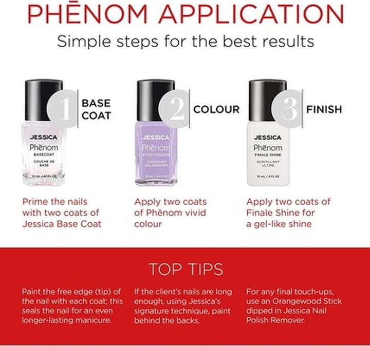 Actual product image Jessica Phenom Nail Polish No 36 (Exquisite, Colour paint)