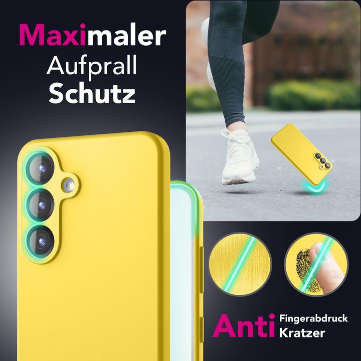 Actual product image Nalia Phoenix - Abwischbare Flüssigsilikon Hülle - Easy Clean Liquid Silicone Cover (Samsung Galaxy S25)