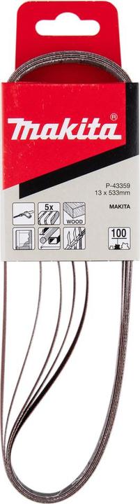 Produktbild Makita Schleifbänder 13 x 533 mm (100)