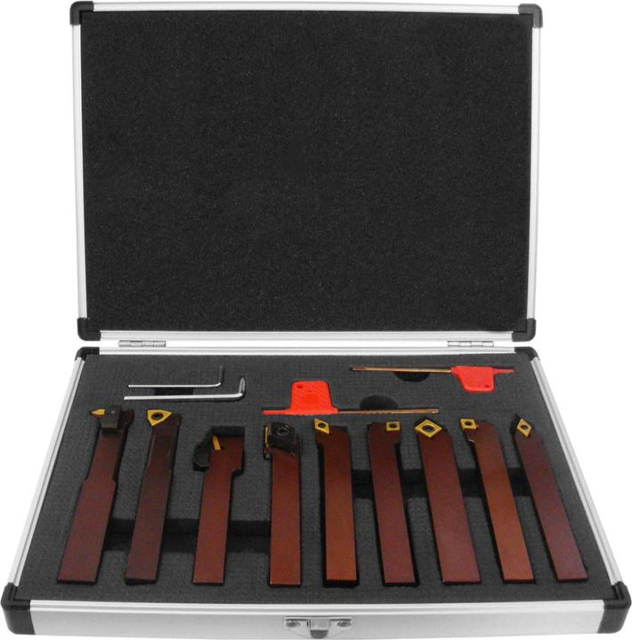 Actual product image Paulimot Turning tool set with indexable inserts, 12 mm, 9-piece