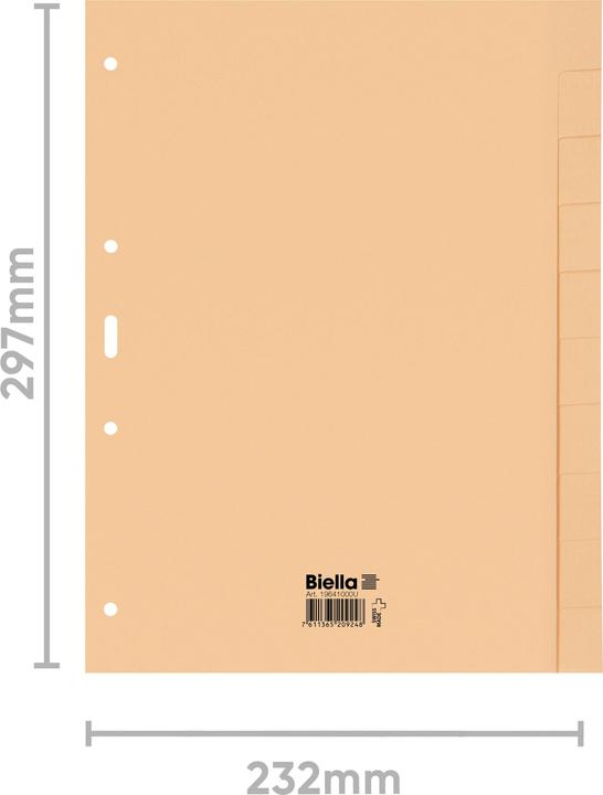 Immagine prodotto Biella Registrati Cartone