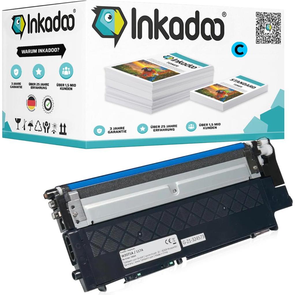Inkadoo, Toner, Kompatibel Toner für HP Color Laser MFP 179 fng (C)