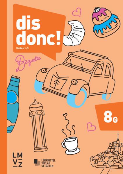 Actual product image dis donc! 8 Arbeitsbücher 1 und 2 mit Lösungen - Grundniveau (German, French, Team of authors, 2020)