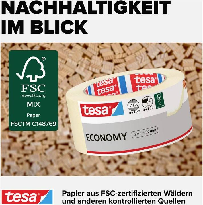 Image du produit tesa Painter's tape ECONOMY (50 mm)