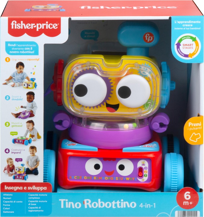 Produktbild Fisher-Price 4-IN-1 BOT-EURO-IT (Italienisch)