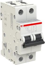 Immagine prodotto ABB S201-C40NA Interruttore automatico C-Char., 6 2CDS251103R0404