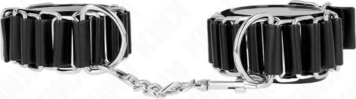 Produktbild Kink Scharnierã„Hnliche Dãoenne Handgelenkfesseln Schwarz Verstellbar 16-22 cm X 3,5 cm