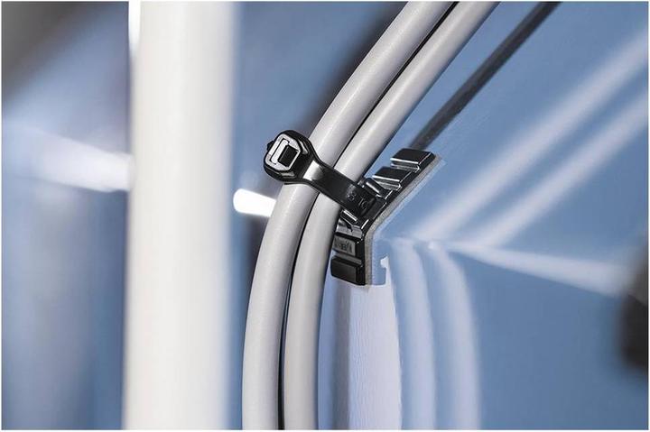 Actual product image HellermannTyton Adhesive base (28 mm, 10 pcs.)