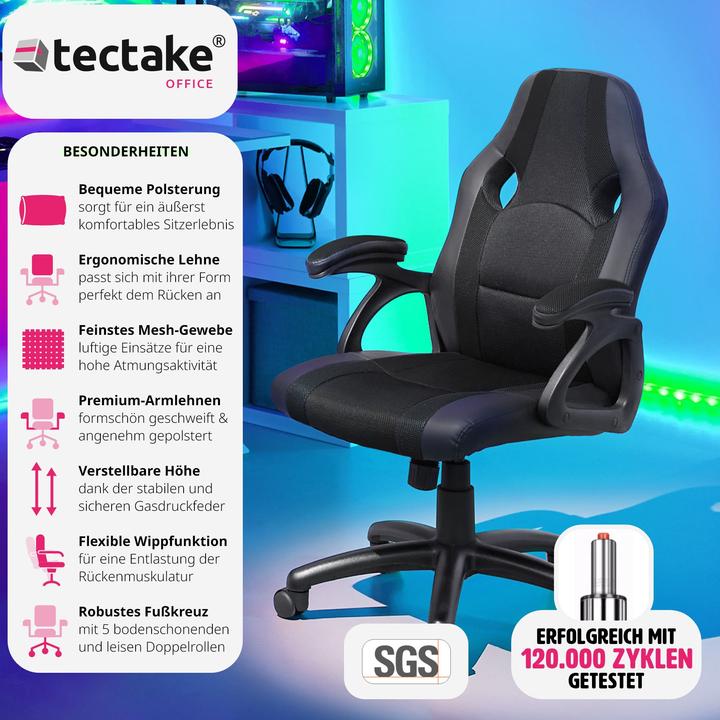 Image du produit tectake Fauteuil de bureau Benny