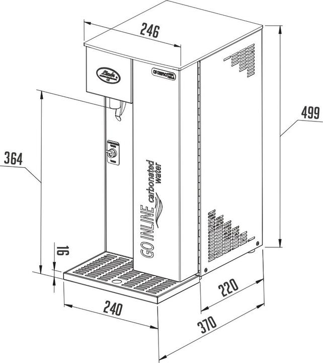 Image du produit Ich-zapfe Fontaines à eau - Lindr CW Compact