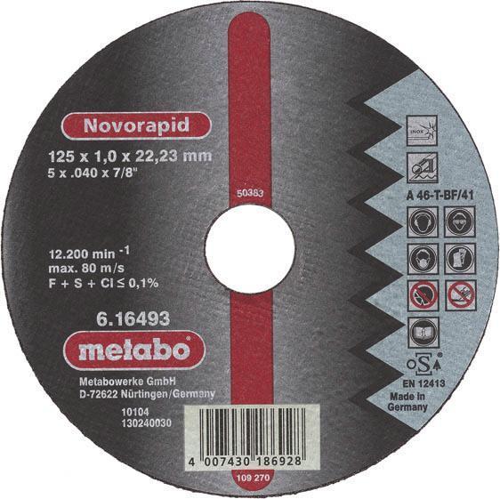 Image du produit Metabo Disques de coupe