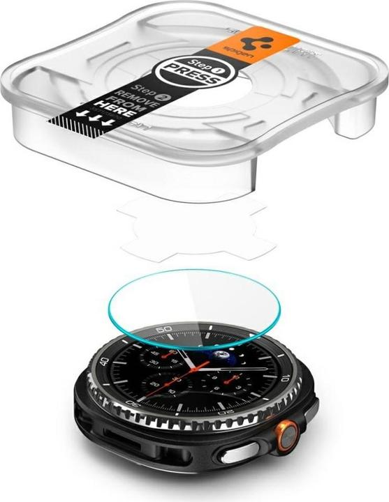 Immagine prodotto Spigen - Glas.tR EZ Fit (2 pack) - Samsung Galaxy Watch8 Classic - Clear