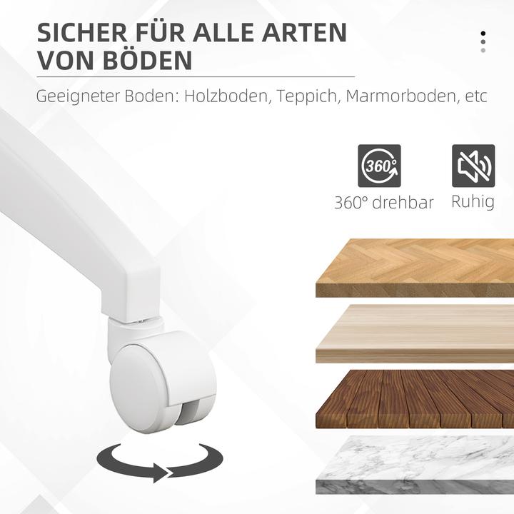 Produktbild Vinsetto Bürostuhl mit Plüschbezug