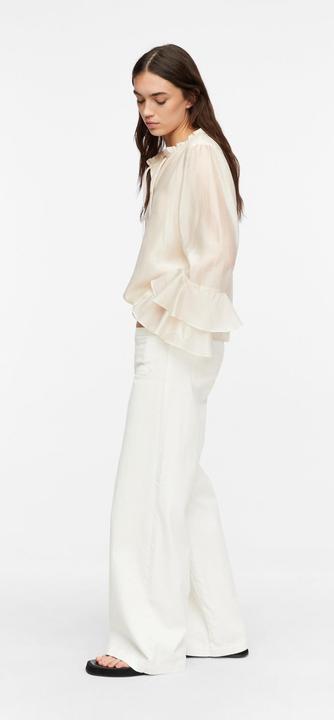 Immagine prodotto Comma Bluse Feminine Lyocell-Voile-Bluse mit Trompetenärmeln (44)